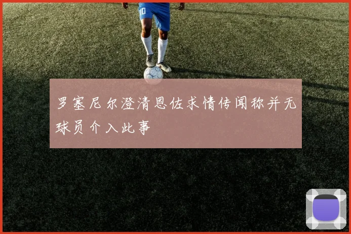 罗塞尼尔澄清恩佐求情传闻称并无球员介入此事