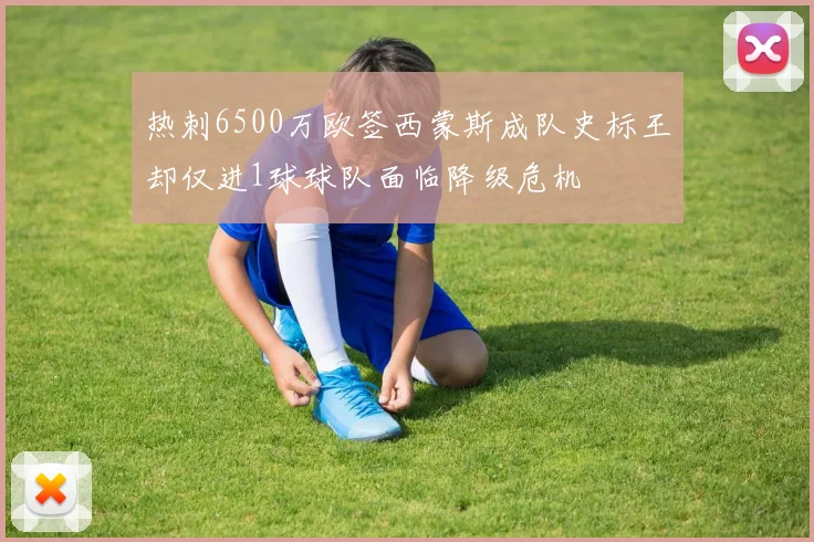 热刺6500万欧签西蒙斯成队史标王却仅进1球球队面临降级危机